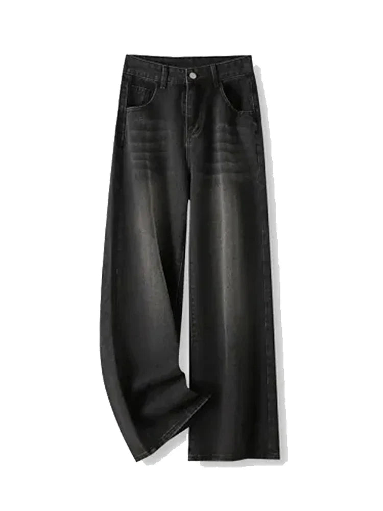Y2K Slimming Pear-Shaped Loose Straight Bell Bottoms