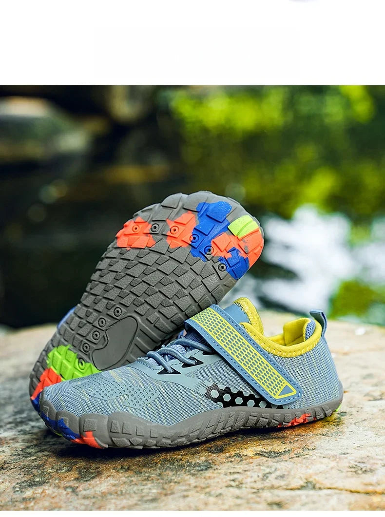 Children's Beach Barefoot Water Shoes, Swimming and Boating, Quick-Drying, Non-slip, Easy to Wear and Take off, Sports Shoes
