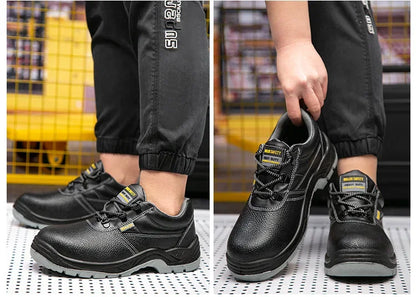 Labor Protection Shoes for Men Anti Smashing Anti Piercing Anti Odor Thick Wear-resistant ConstructionSiteSafetyShoes Work Shoes