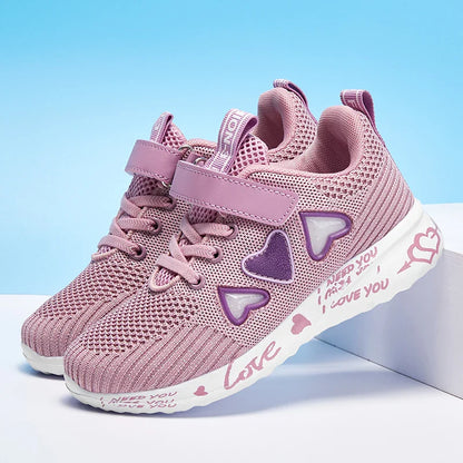 Cozy Knit Shoes for Girls Ultra Breathable Sneakers Lightweight Footwear Comfy and Casual Spring and Summer Gift Idea for Her