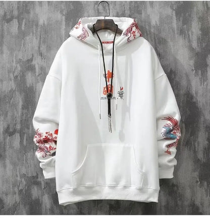 Moletons Pretos com Estampa de Anime Essenciais com Capuz Feminino Estética Coreana Moda Fofa Moletons com Capuz Streetwear para Mulheres