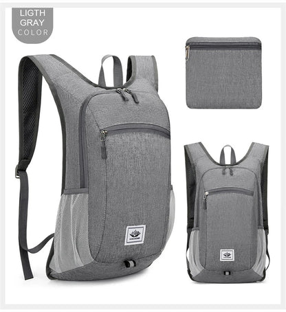 Portable Foldable Backpack,Men Women Ultralight Folding Bag,Outdoor Climbing Cycling Hiking  Knapsack Travel Daypack