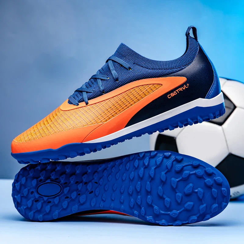 New Men Football Boots Sport Adult Long Spikes Soccer Shoes Training Outdoor Cleats Breathable Non Slip Boys Match Comfortable
