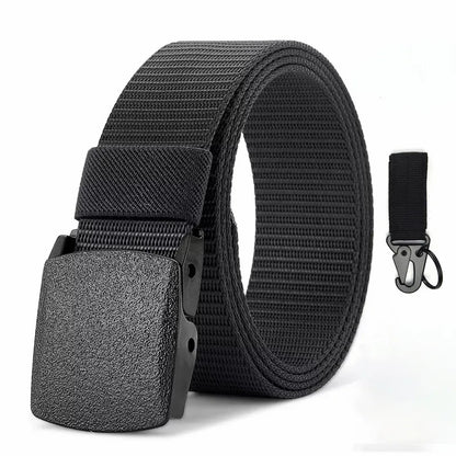 Large size 150CM Military Automatic Buckle Nylon Belt Outdoor Hunting Multifunctional Tactical Canvas Belt High Quality Men Belt