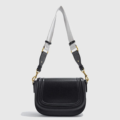 2025 New Women's Bag Wide Shoulder Strap Shoulder Bag Diagonal Underarm Bag