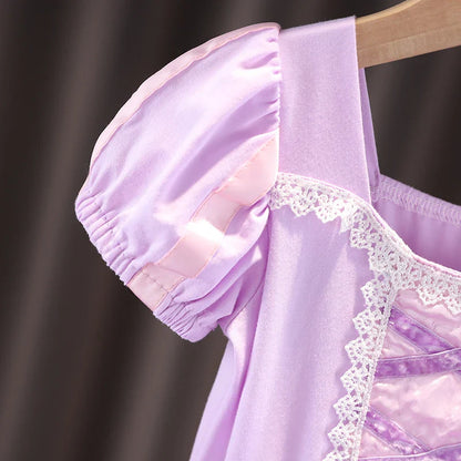 Princess Ballet Tutu Dress with Cape for Toddler Little Girls Ballerina Dance Costume Outfit Dancewear, Blue/Purple/Yellow