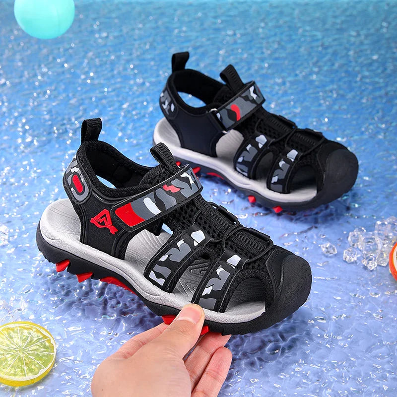 Children Girls Boys Sandals Children Beach Sandals Non-slip Soft Bottom Breathable Boys Shoes Outdoor Kids Shoes