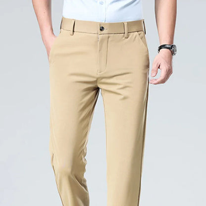 Four-Way Stretch Business Casual Pants for Men, Spring/Autumn Dress Pants, Men's Trousers, Formal Pants, Casual Elastic Dress Pa