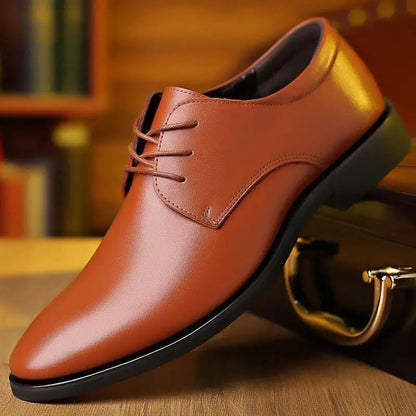 Lace Up Breathable In Summer Oxfords Shoes Social Shoe Male Pointed Toe Men's Formal Black 2025 Style Cheap Liquidation Official