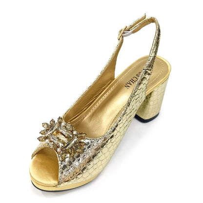New Arrival Purple Colour Shoe and Bag Set Luxury Designer Shoes Women Matching Wedding Shoes and Bags Decorated With Rhinestone