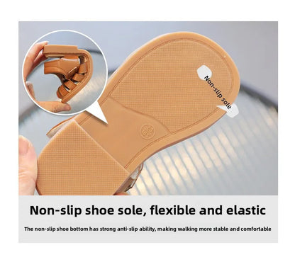 2026Sandals for Baby Girls Summer Cut-Outs Heart-shaped Lolita Princess Shoes Fashion Children's beach Sandals Kids Garden Shoes