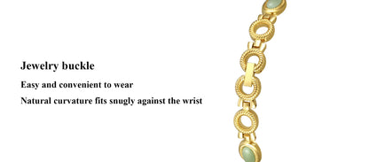 Women's Watch Ladies Bracelet Luxury Brand Waterproof Retro Natural Dongling Stone Hotan Jade Advanced Chain Watches Gift