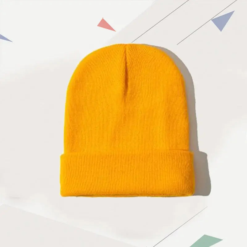 DIY Personalized Embroidered Design Knitted Hat Custom Logo Autumn Winter Warm Beanie Team Customize Stocking Skull Balaclava