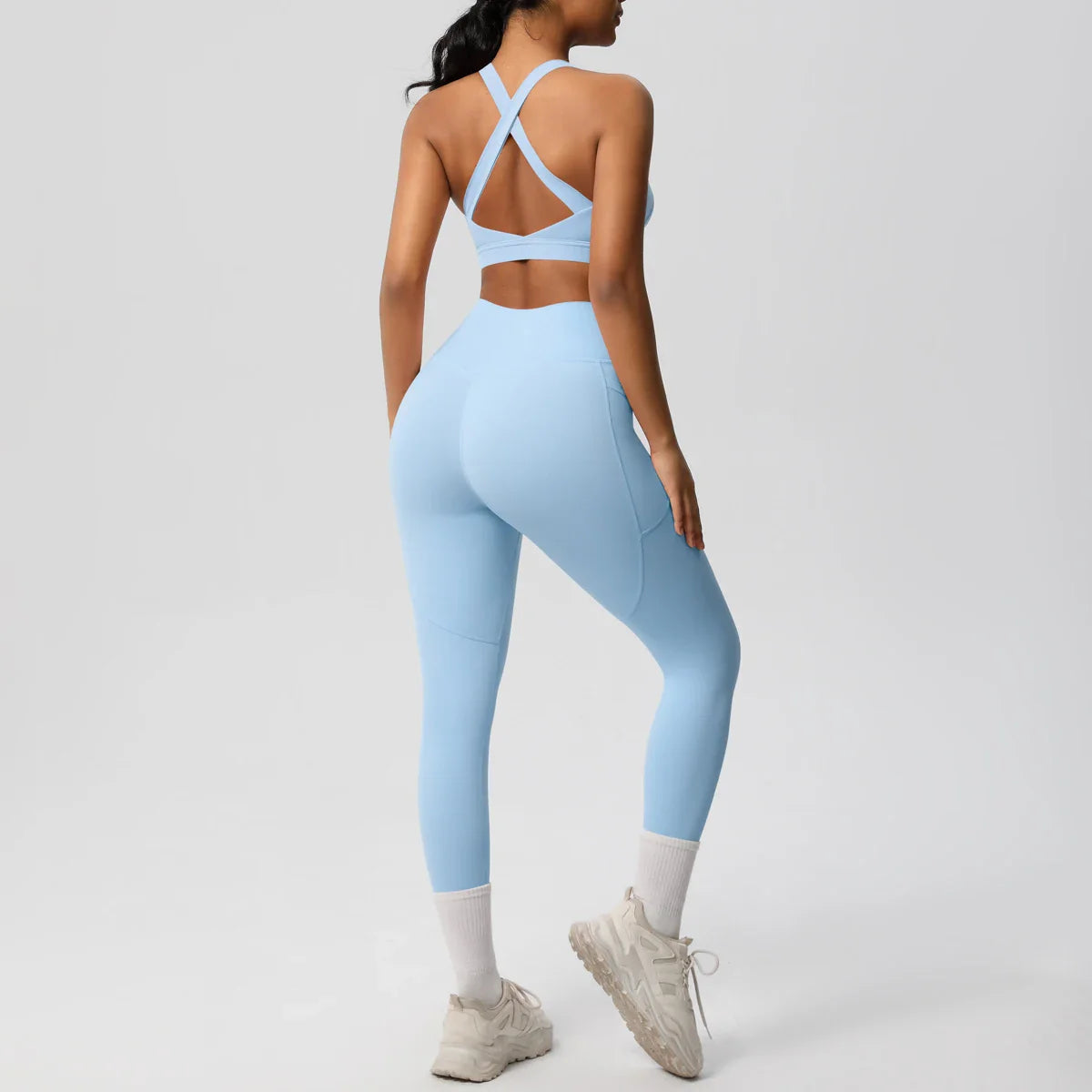 Yoga Suit Sports Set Womens Sportswear Sports women's yoga bra  Tummy Control Slimming Booty Leggings Women's tracksuit