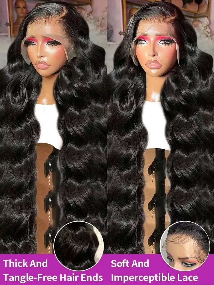 30 40 Inch Body Wave Lace Front Wig PrePlucked With Baby Hair For Women 13x6 Hd Lace Frontal Wigs 13x4 Lace Wigs 100% Human Hair