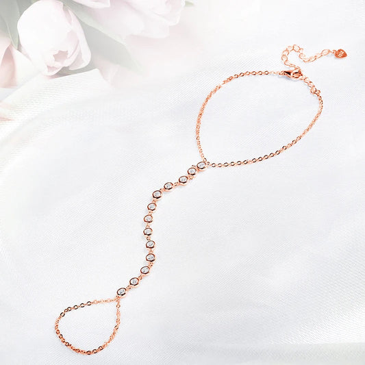 14-21CM Adjustable All Real Moissanite Bracelets for Women Girls Sparkling Chain Lab Diamond GRA Pure S925 Silver Jewelry