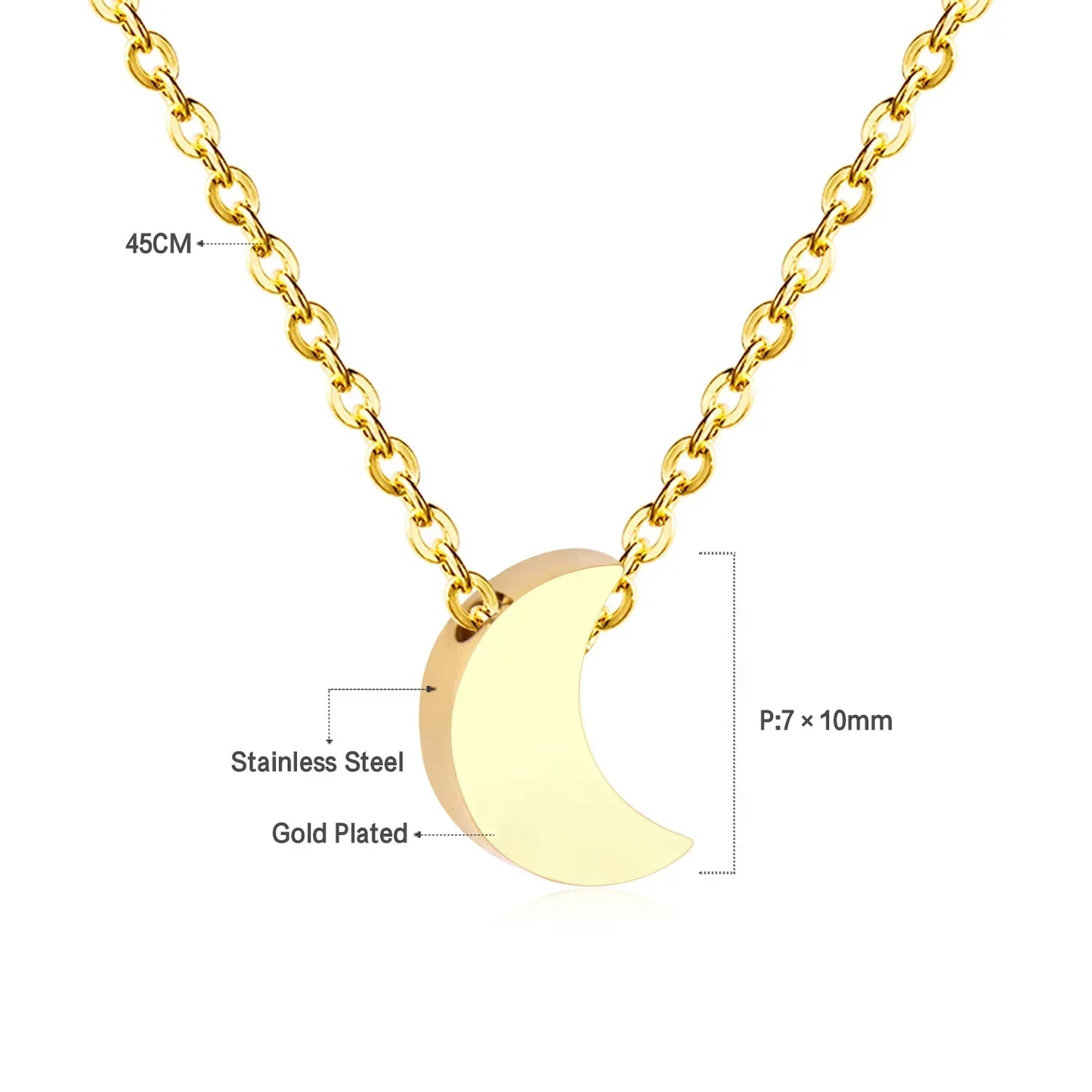 Fashion Collier Simple Heart Girls Pendant Necklace Small Love Shape Stainless Steel Hearts Clavicle Choker Jewelry