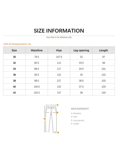 Spring Summer White Slim Fit Jeans Men Casual Thin Straight Leg Stretch Denim Pants Solid Color Streetwear Daily Wear Trousers