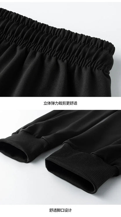 Men Hoodie Sweatshirt Sets Plus Size 6XL 7XL 100-180kg 100% Cotton Autumn Winter Long Sleeve Sport Suits Big Size Men Clothing