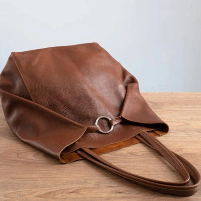 Retro 2 Set Bag Shoulder Bags High Capacity Tote Bags Metal Button Handbags Solid Color Multifunction Beach Bag For Ladies