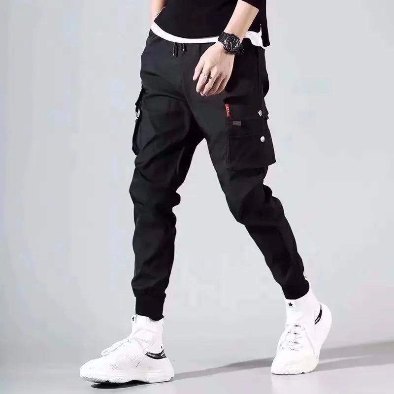 New Multi Pockets Harem Pants Trousers Fashion Streetwear Men's Hip Hop Casual Male Track Pants Joggers  5XL extra large