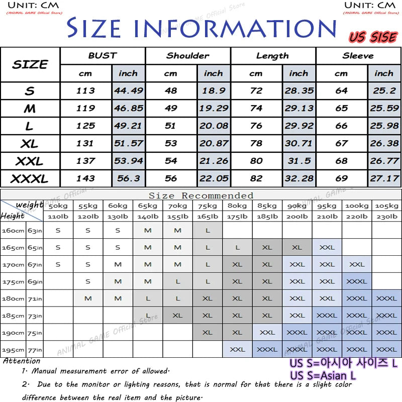 Animal Game Mens Casual Hooded for Men Fleece Sweatshirt Thick Sherpa Lined Hoodies Zipper Jacket Thick Heavyweight Sweatshirts
