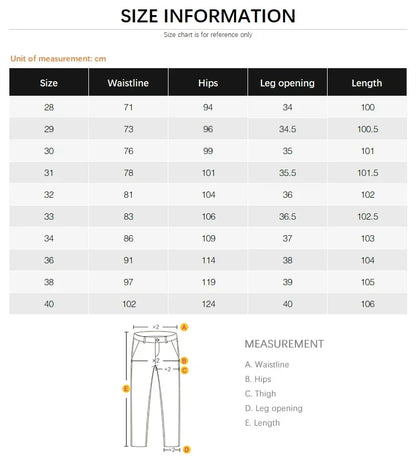 Calça Jeans Masculina Slim Elástica Colorida Estilo Coreano Primavera Outono Macia Confortável Casual Reta Denim Streetwear
