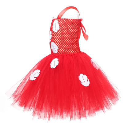 Kids Cosplay Dress for Girls Lilo Inspired Hawaiian Costume With Wreath Necklace Bag Doll for Halloween Birthday