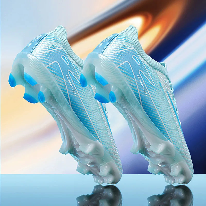New High-Top Soccer Shoes Professional Training Football Boots TF/FG Non-Slip Soccer Sneakers Outdoor Grass Soccer Shoes