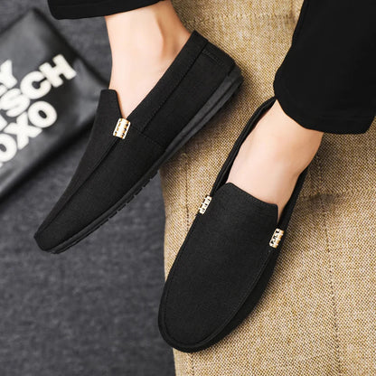 Men Loafers Soft High Quality Spring Autumn Shoes Men Casual Shoes Warm Slip on Flats Driving Shoes