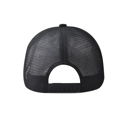 Mesh Baseball Cap Women Men Snapback Hat Casual Breathable Letter Icon