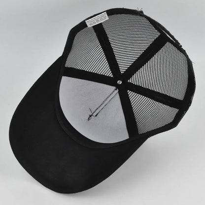 Fashion SunHat Outdoors Trucker Hat Cotton Mesh BreathableBaseball Cap Women Men Summer Sunshade MeshCap Truck Hat Cap Wholesale