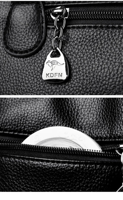 Genuine Fashion 3 Layers Luxury Handbags Women Bags Designer HIgh Quality Leather Crossbody Bags for Women 2024 Shoulder Bag