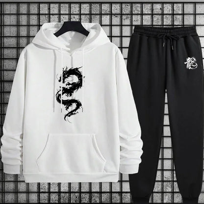 Outdoor Daily Sports Comfortable Quality 2026 Spring Hot Sales Casual Men's Hooded Tracksuit Single Sweatshirts And Sweatpants