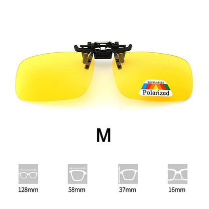 Sunglasses Myopia Glasses Clip Driver Fishing Night Vision Myopia Clipon Sun Shading Eyeglasses