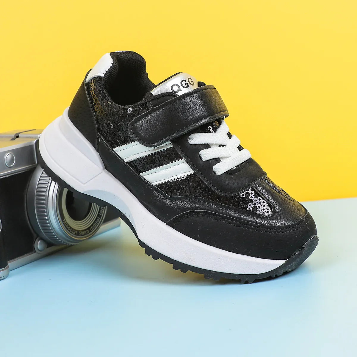 Children Leather Patchwork Sneaker 2025 Spring Autumn New Soft Bottom Casual Shoes School Sports Sneakers for Boys Girls