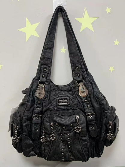 Women Fashion Handbags Women Shoulder Bags PU Leather Handbag Female Satchel Shoulder Purse Bag bolsa feminina