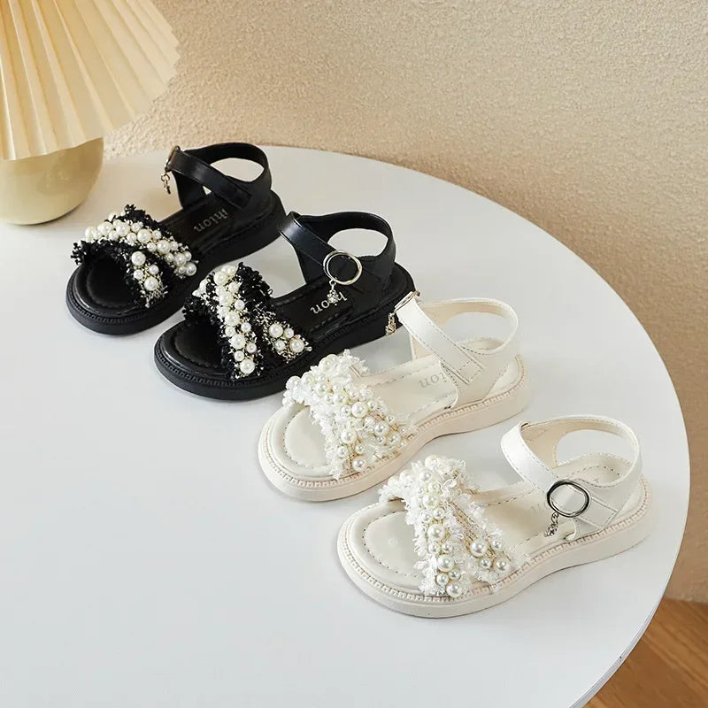 Girls' sandals Summer children's non-slip soft-soled princess beach shoes Fashion sandals for little girls