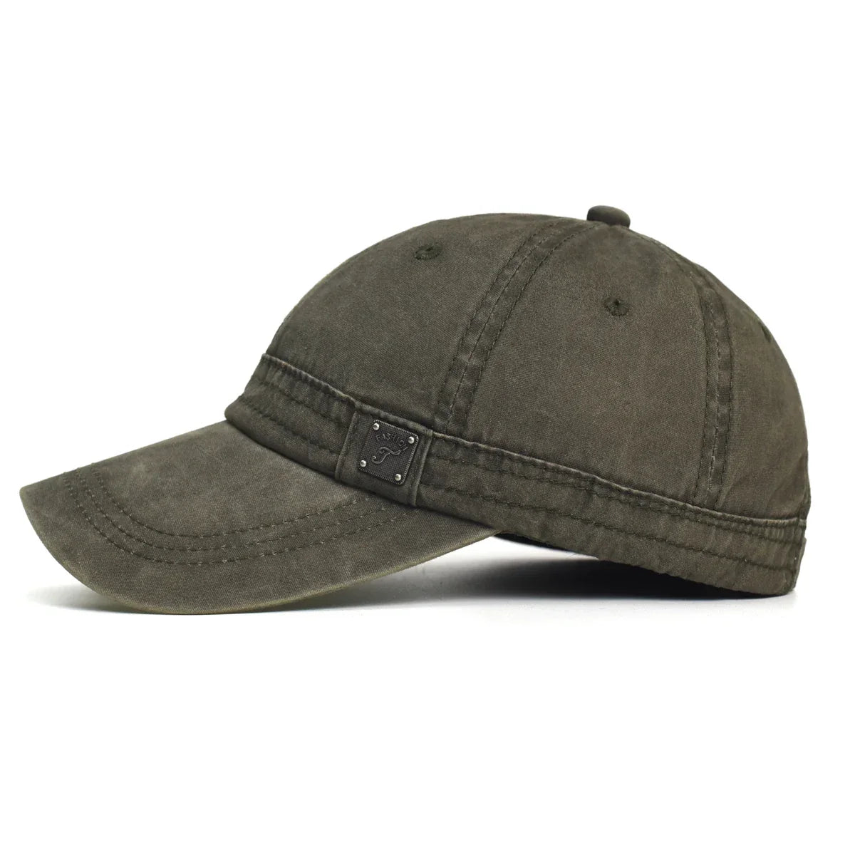 Washed Cotton Baseball Cap Men Women Casual Vintage Dad Hat Adjustable Trucker Style Low Profile Outdoor
