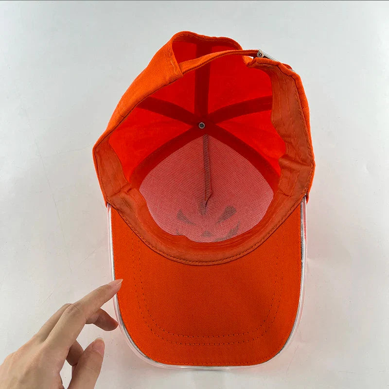 Hot LED Light Up Baseball Cap Neon Colorful Glowing Adjustable Sun Hats For Women Men Night Running Caps Travel Supplies