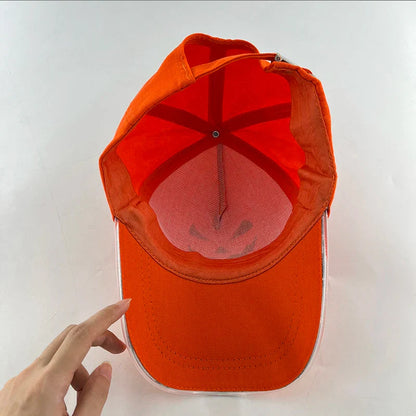 Hot LED Light Up Baseball Cap Neon Colorful Glowing Adjustable Sun Hats For Women Men Night Running Caps Travel Supplies