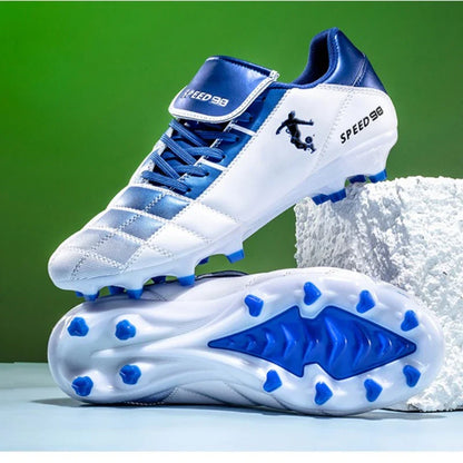 Men Football Boots FG/TF Soccer Shoes Breathable Professional Turf Outdoor Non-slip Long Spikes Adult Training Futsal Sneakers