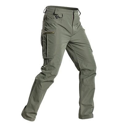 NewMen's Tactical Cargo Pants Waterproof Trousers with Multi Pockets for Outdoor Sports Hiking Hunting Fishing Work Casual Pants