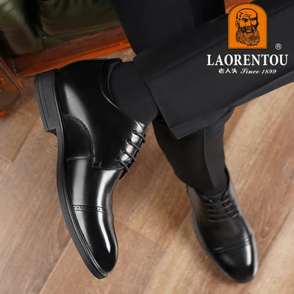 Genuine Leather Business Dress Shoes for Men – Formal Oxford Style | Sizes 40–47