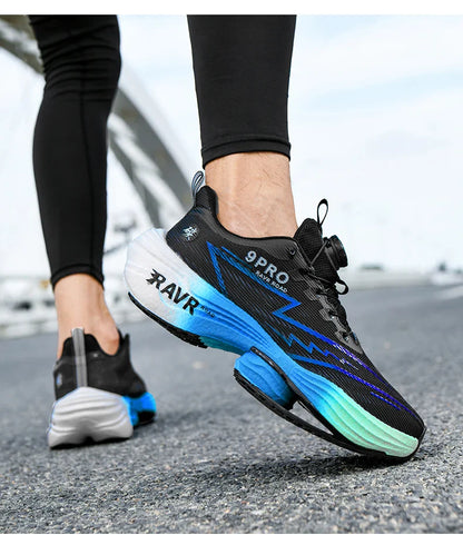 2025 New Men's Running Shoes Cushioning Carbon Plate Racing Marathon Athletic Shoes Comfortable Non-slip Sports Tennis Shoes