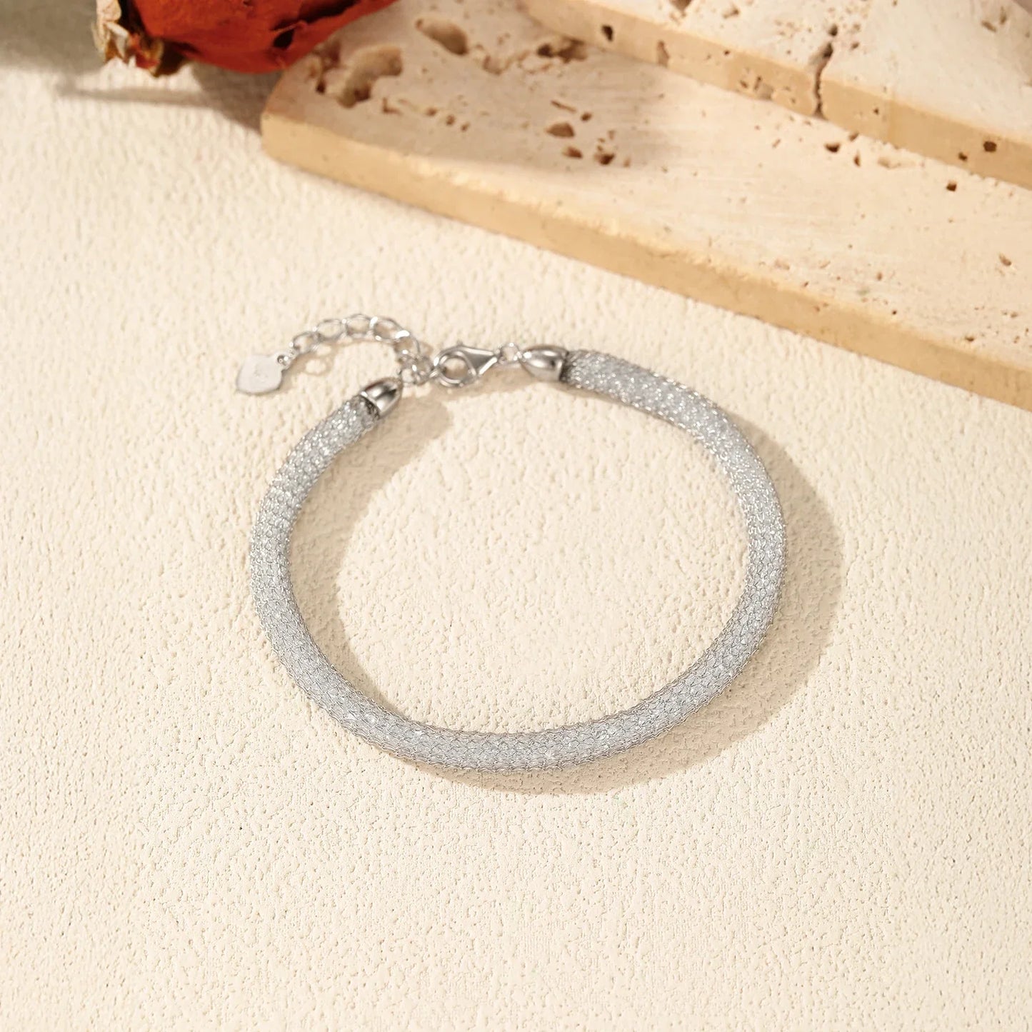 925 Sterling Silver Shinning Reticular Full Zirconia Weave Bracelet Exquisite Party Bracelets For Women Fine Jewelry