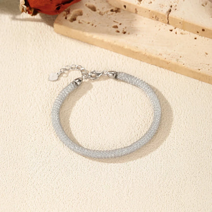 925 Sterling Silver Shinning Reticular Full Zirconia Weave Bracelet Exquisite Party Bracelets For Women Fine Jewelry