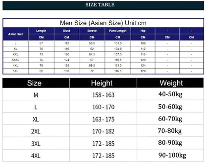 2025 Casual Windproof Running Sets Sportswear Men's Jogging Sport Jacket+Pants Sweatsuit Plus Size Breathable Workout Clothes