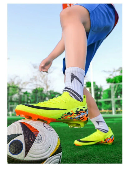 New Men Football Boots Unisex Non-Slip Outdoor Match Adult Comfortable Cleats Ultralight Soccer Shoes Sport Grass High-quality