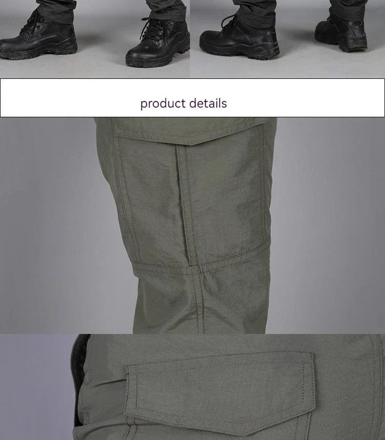 Asian Size Summer Cargo Pants Men Pants Streetwear Jogger Trekking Hiking Mountain Work Tourism Trousers